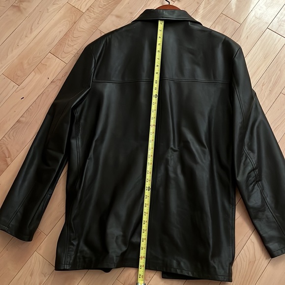 MEN’s AUTHENTIC ITALIAN made LEATHER Jacket European Size 54 - Picture 11 of 13